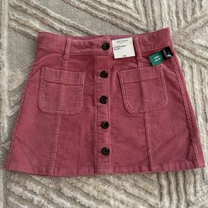 NWT Corduroy Skirt